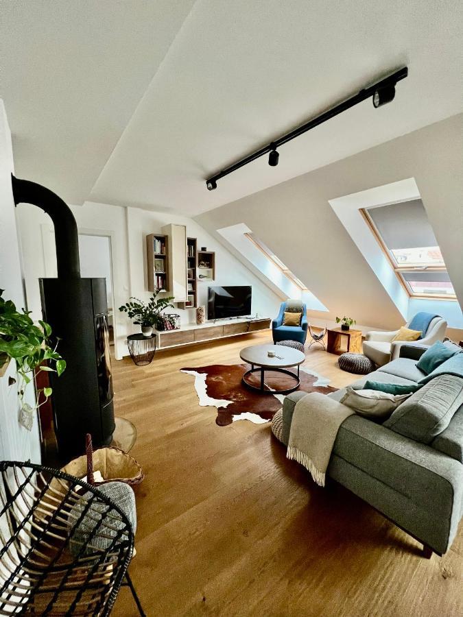 Bl - The Penthouse, 24Hr Self Check-In, 2 Bedrooms, Fireplace, Ac, Panoramic View From Main Balcony, 3-Minute Walk To City Center Банска-Бистрица Экстерьер фото